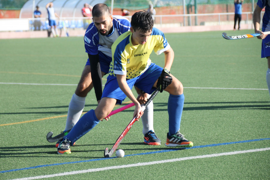 El contragolpe del HC Albor acaba con la condición de invicto del Escola Hockey Coruña