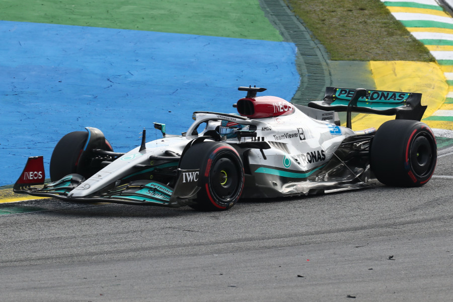 Russell logra su primera victoria en la F1 y Sainz acaba tercero en Brasil