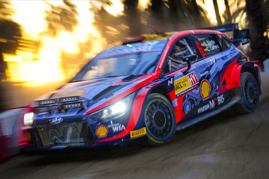 Dani Sordo junto a Neuville, Lappi y Breen en equipo Hyundai