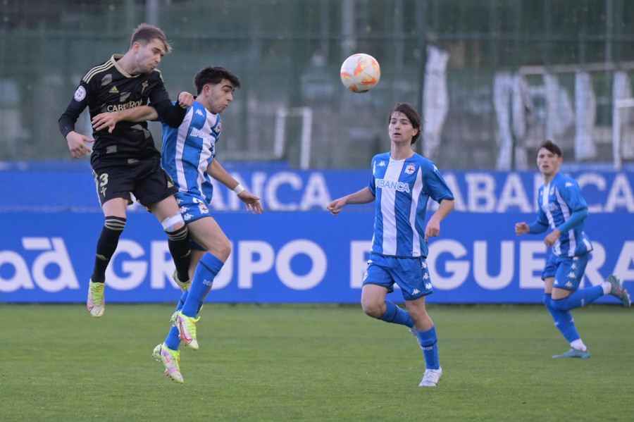 El Depor se carga al Celta y se clasifica para los octavos de final de la Copa del Rey Juvenil