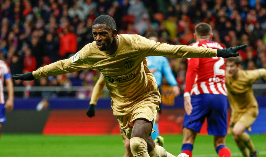 Un gol del Barcelona tumba al Atlético de Madrid en el Metropolitano (0-1)