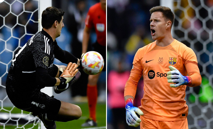 Courtois-Ter Stegen, el duelo del clásico en Arabia Saudí