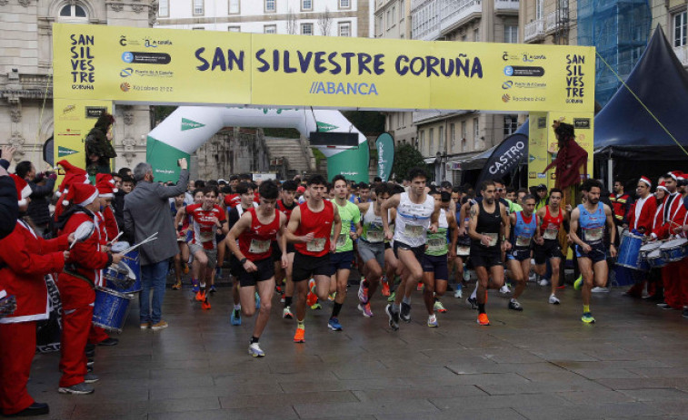 Pablo Bocelo e Irea Alén, ganadores de la XIII San Silvestre Coruña