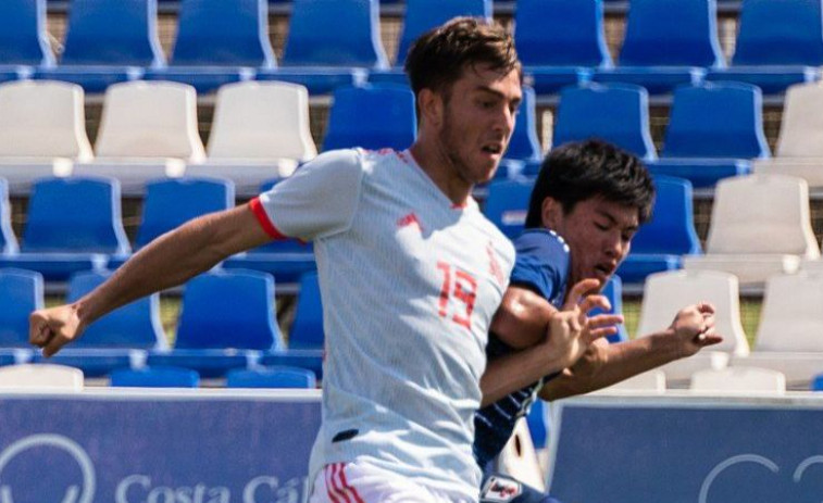 Iker Losada, novedad en el entrenamiento del Celta