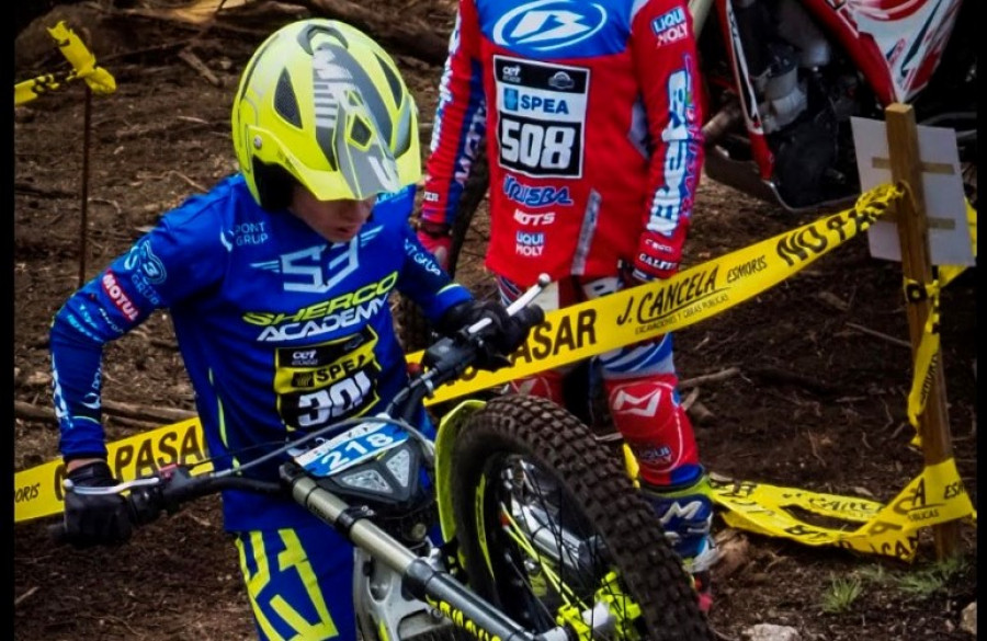 El Campeonato Gallego de Trial hace rugir los motores