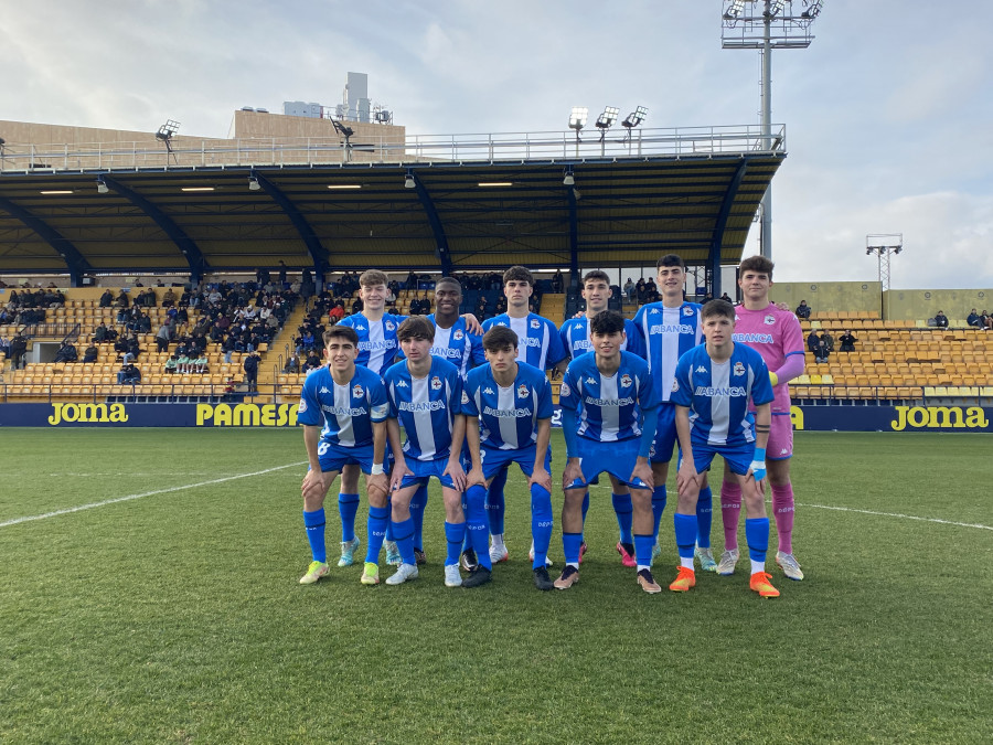 Las puntuaciones del Deportivo ante el Villarreal en la Copa del Rey Juvenil