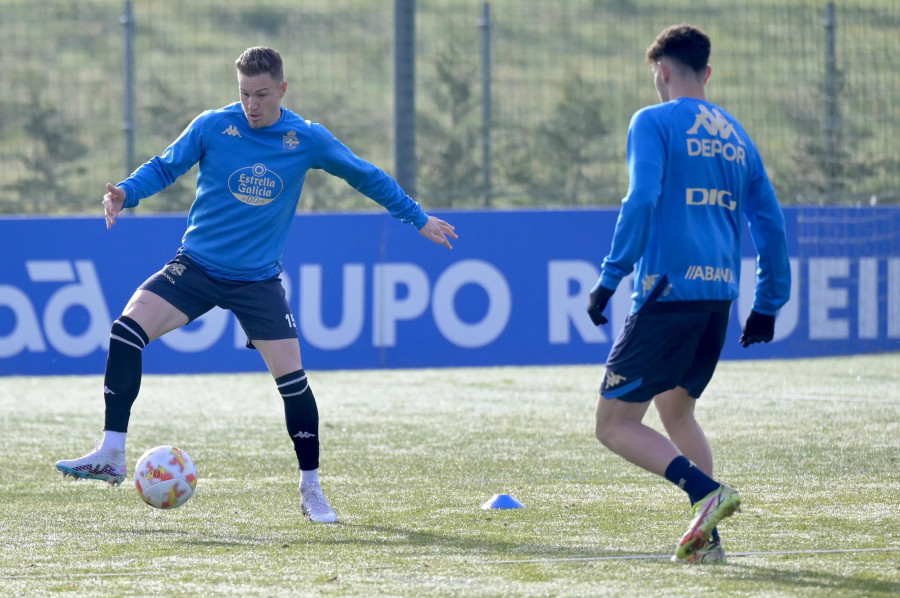 Tres sesiones del Depor antes de Badajoz, mirando a la enfermería