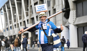 La afición del Depor disfrutó de la victoria ante el Badajoz