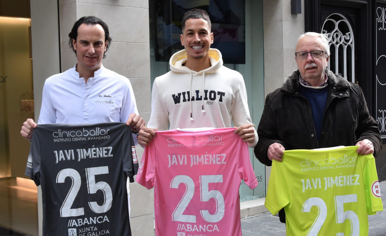 El portero Javi Jiménez fue presentado como nuevo futbolista del Compos