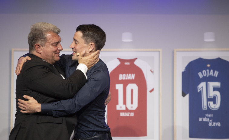 Bojan en su retirada: 