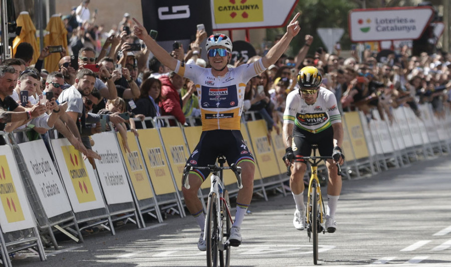 Evenepoel vence en Barcelona; Roglic se lleva la Volta a Catalunya