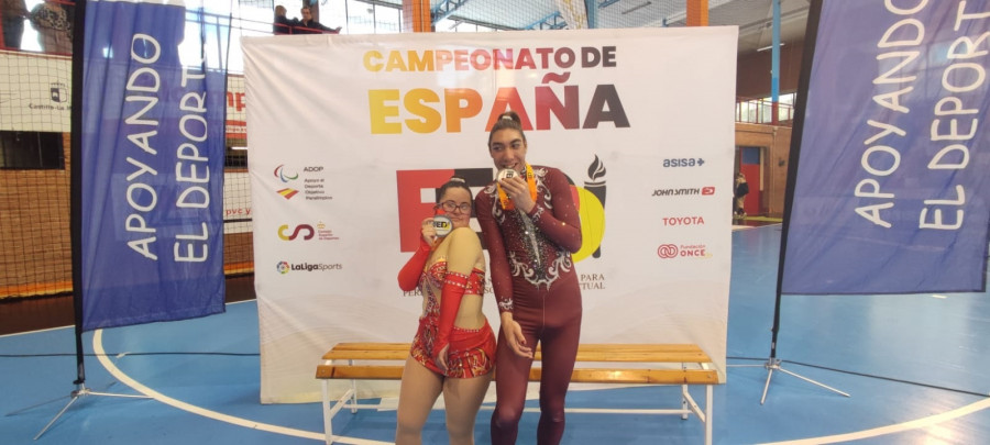 Patricia Valiño y Asier Garmendia logran dos medallas de plata