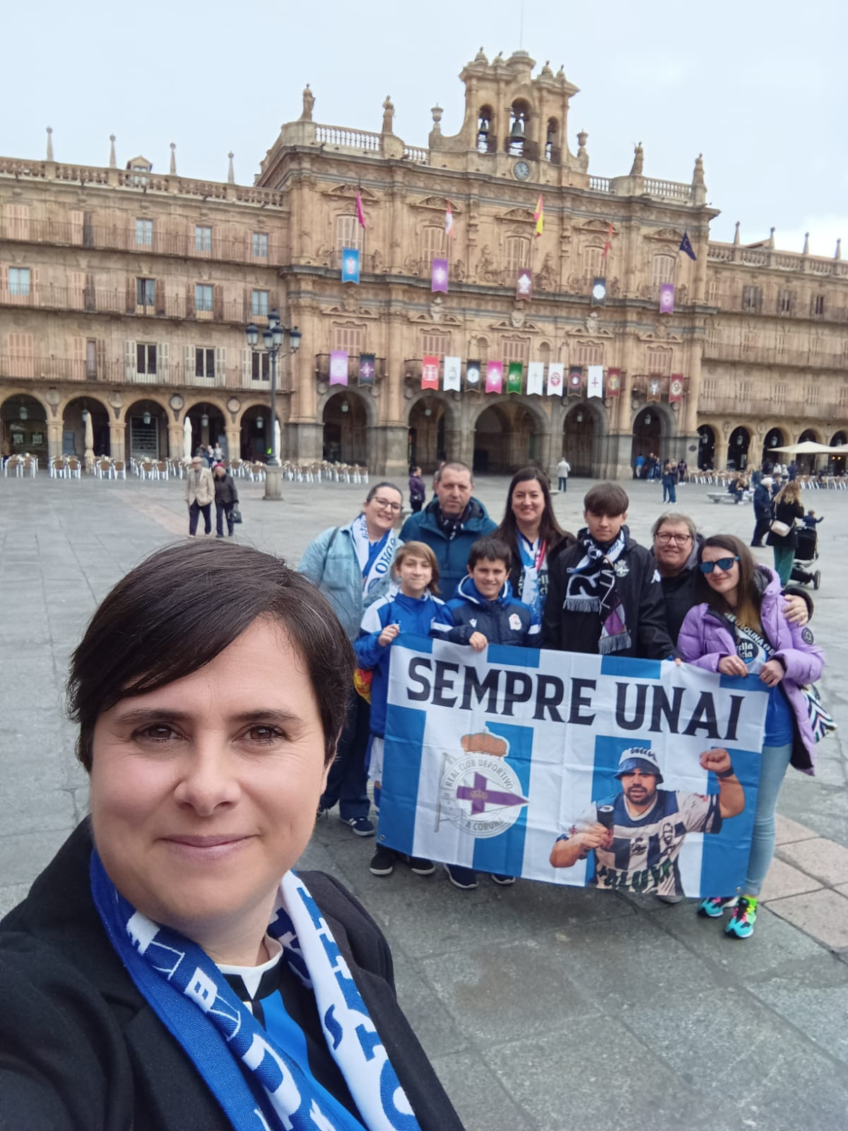 Deportivistas en Salamanca