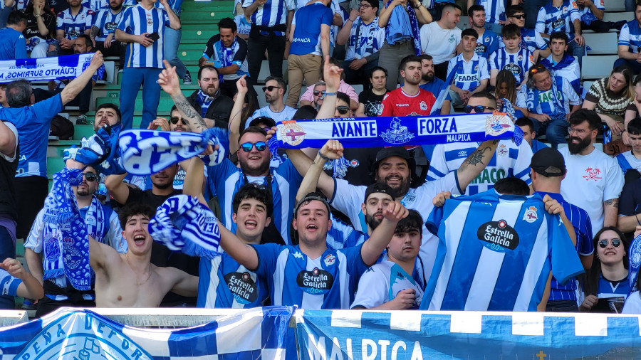 Cuatro gradas agotadas para el Depor-Alcorcón