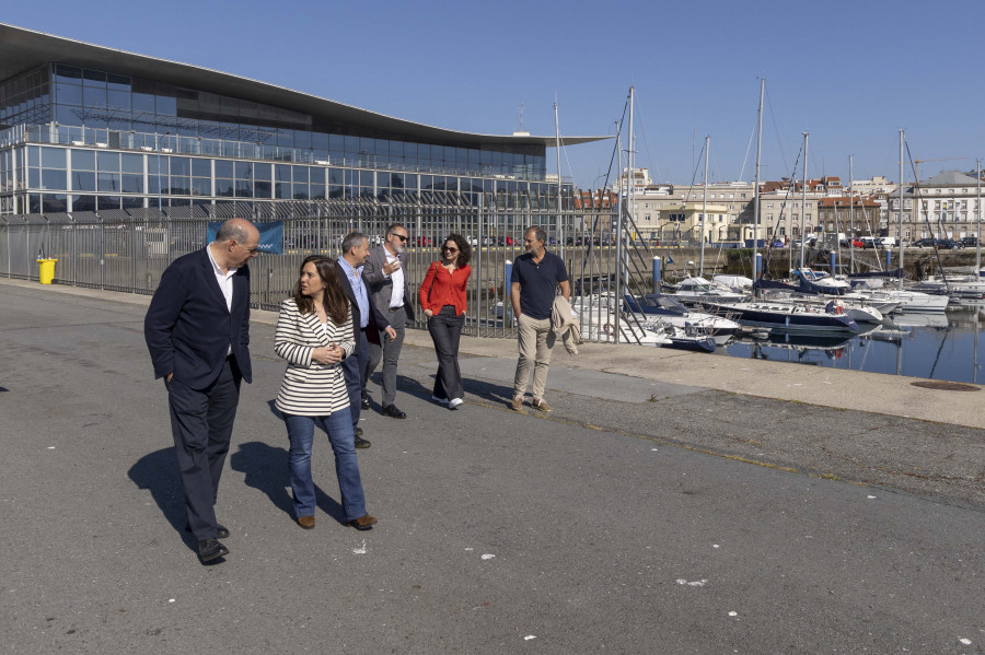 Técnicos da Tall Ship Races visitaron A Coruña