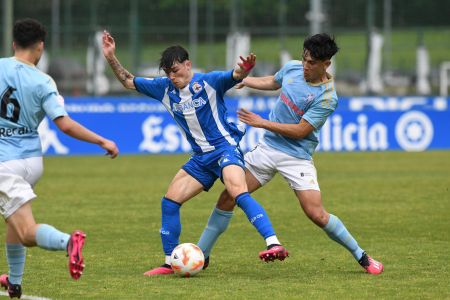 El Depor más joven en el 'miniderbi': sólo dos juveniles de tercer año en el once