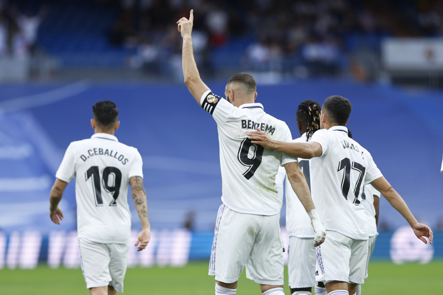 Benzema y Rodrygo golean al Almería