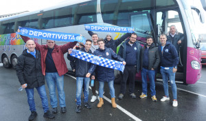 En marcha ya la caravana blanquiazul para animar en Castalia