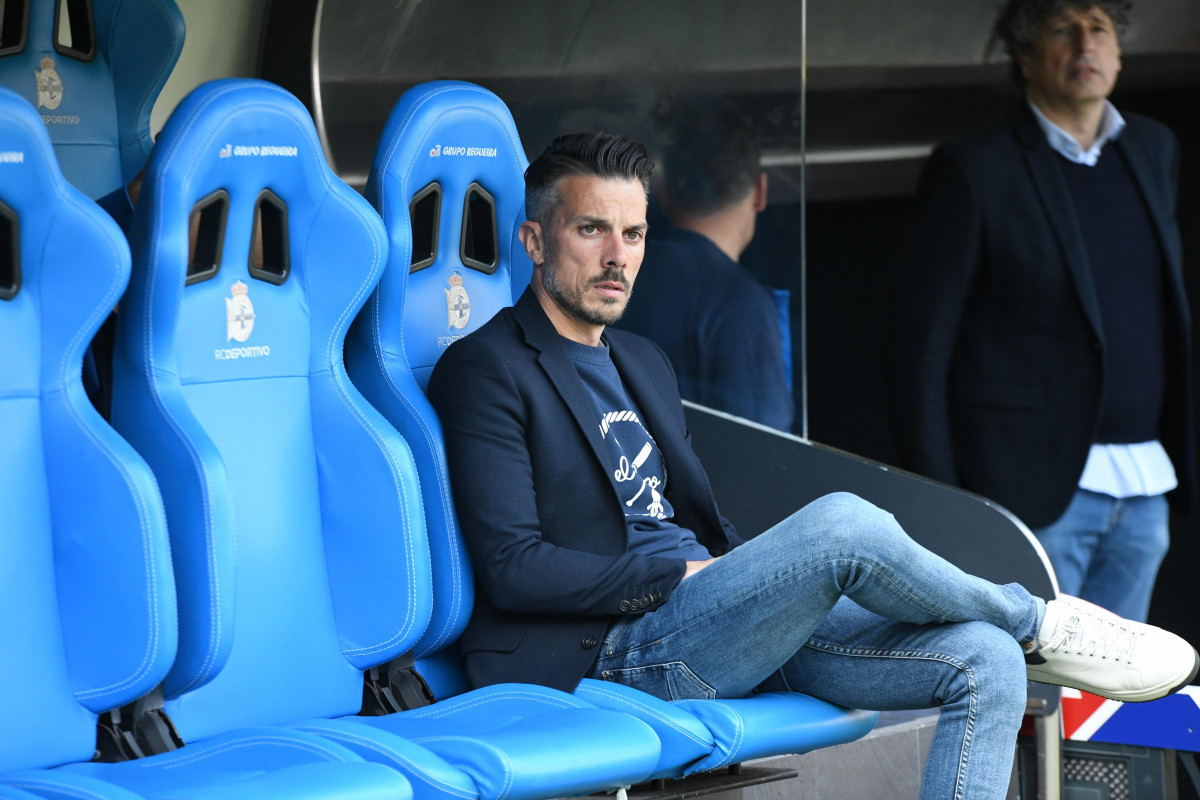 Rubén de la Barrera, en Riazor durante el Deportivo-Algeciras  | Foto: Mónica Arcay