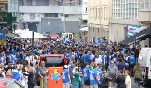 El deportivismo calienta motores en la calle San Juan