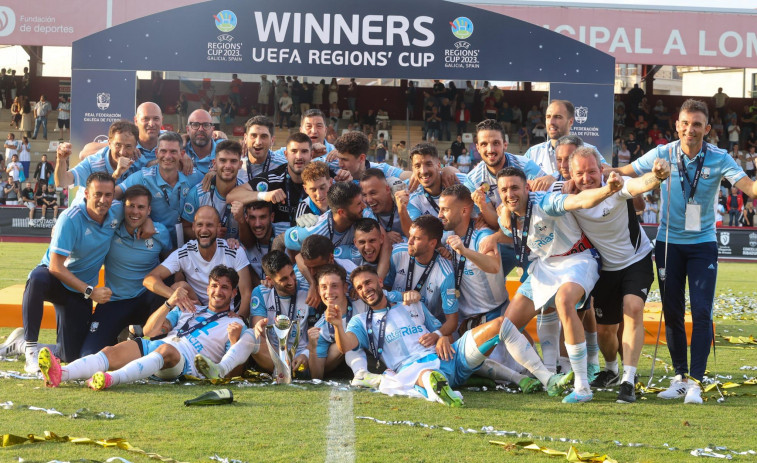 Selección de Galicia Campeona de Europa (3-1)