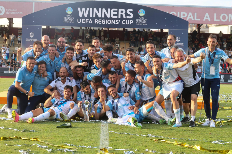 Selección de Galicia Campeona de Europa (3-1)