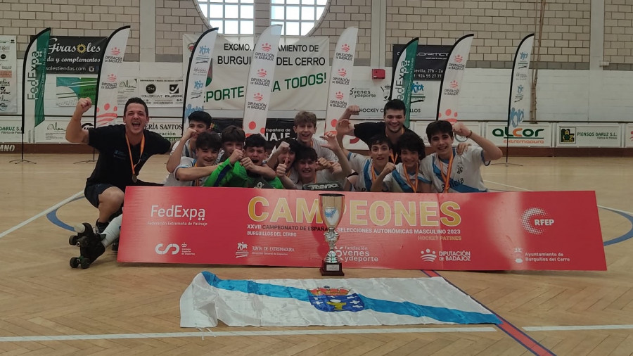 La selección gallega se proclama campeona de España sub-15 con un equipo 100% coruñés