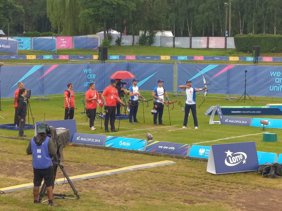 Plata en los Juegos Europeos para el equipo español de tiro con arco