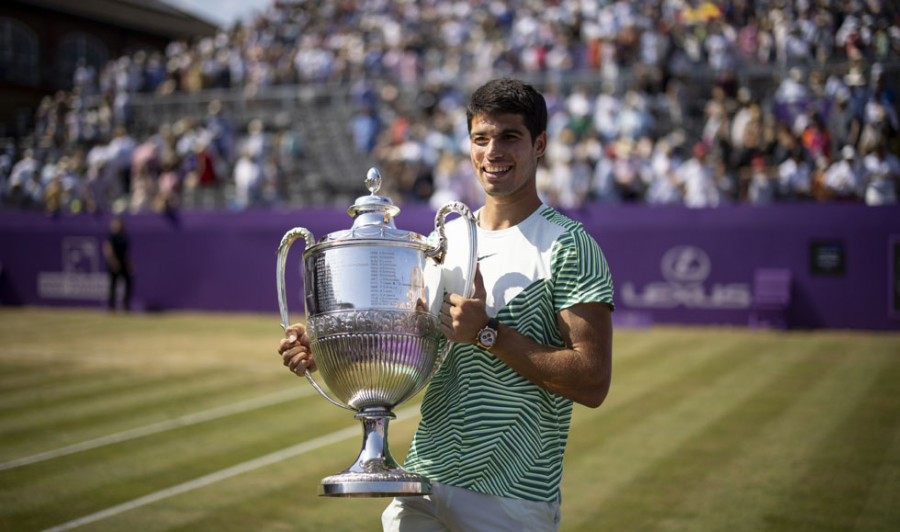 Alcaraz: "El sueño es ganar Wimbledon"