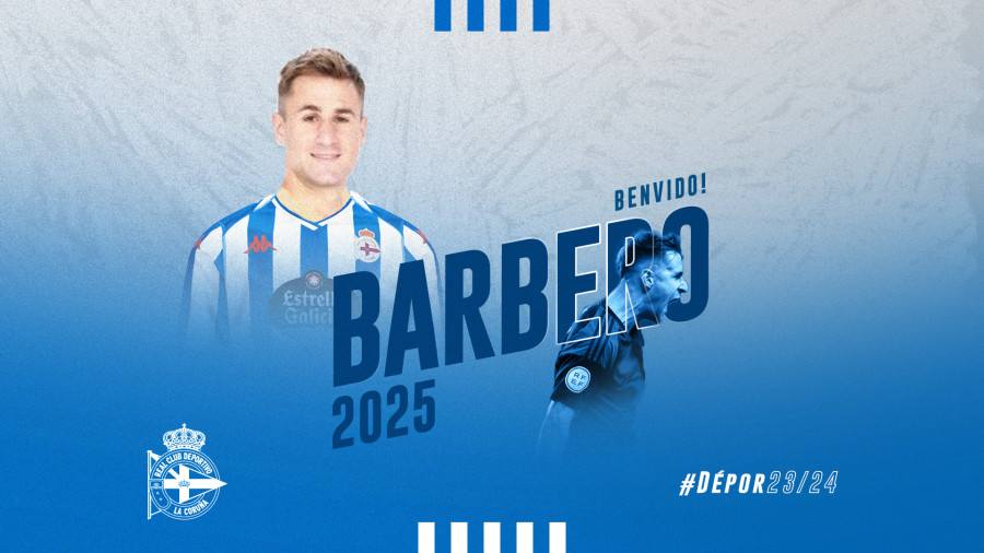 Iván Barbero es el sexto fichaje del Deportivo 23-24