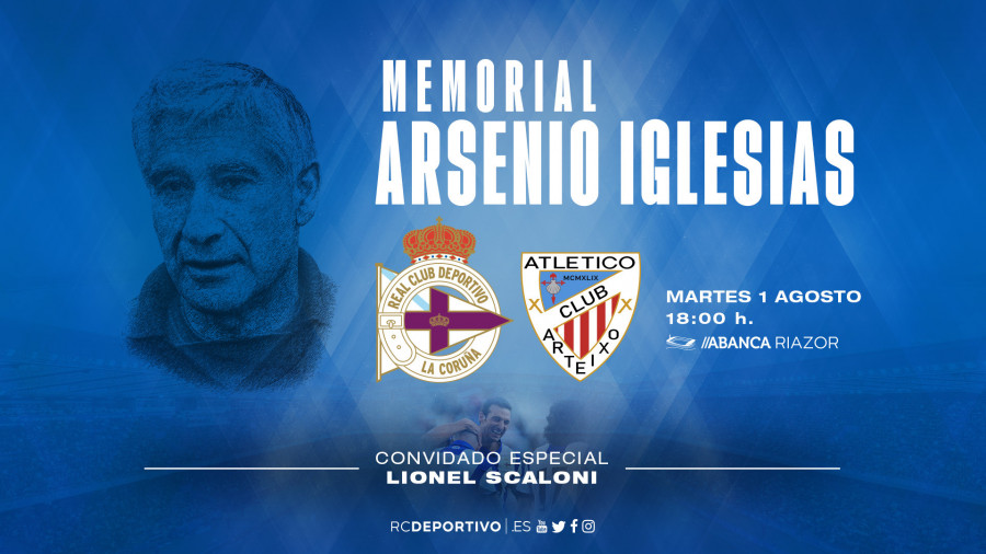 El Memorial Arsenio Iglesias se traslada a Riazor y homenajeará también a Lionel Scaloni