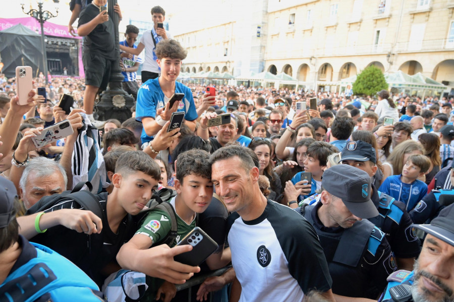 Scaloni: "Lo que me interesa es que la afición esté contagiada del equipo"