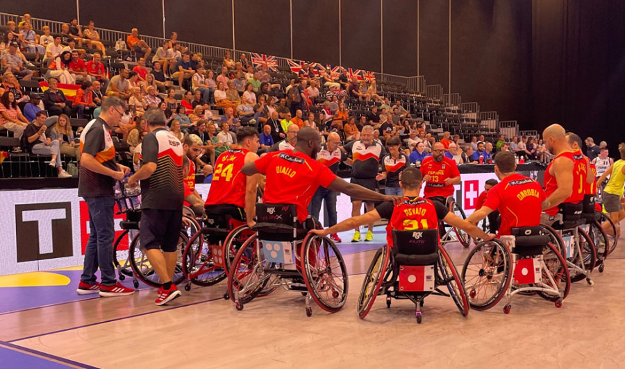 España, subcampeona de Europa de baloncesto en silla de ruedas