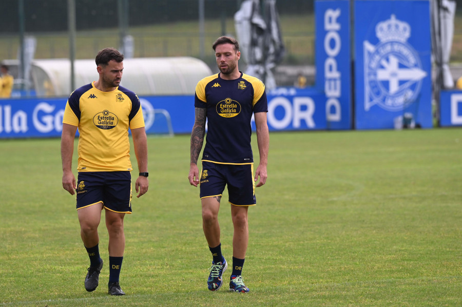 José Ángel Jurado, único al margen en la vuelta al trabajo del Depor