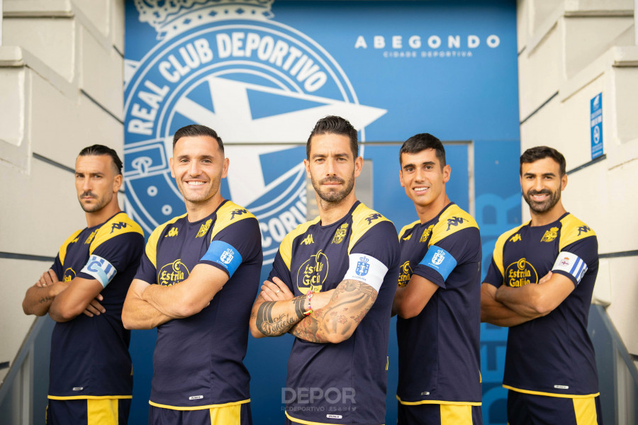 Lucas Pérez, Mackay, Pablo Martínez, Villares y Balenziaga, capitanes del Depor