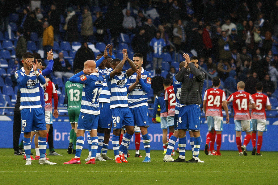 El Deportivo se quedó en blanco en los cuatro últimos duelos con el Lugo