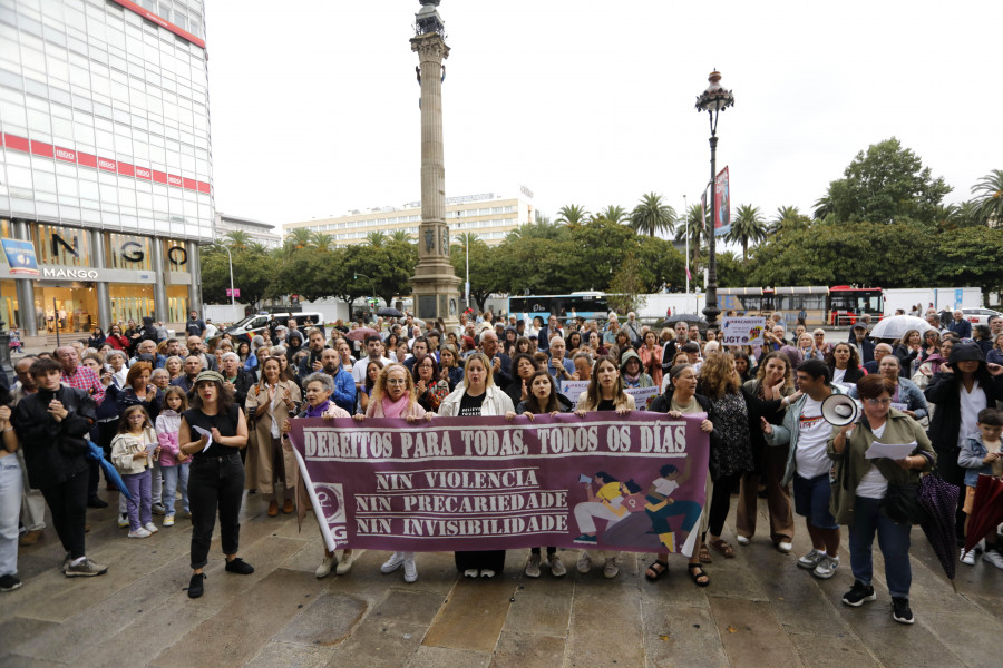 A Coruña clama contra la RFEF y muestra su apoyo a Hermoso