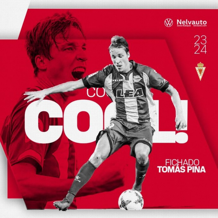 Tomás Pina ficha por el Murcia