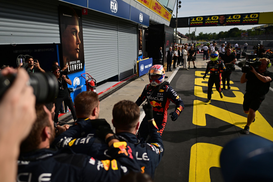 Verstappen bate el récord de Vettel al ganar en Monza