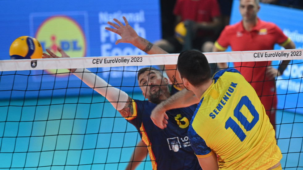 España, eliminada del Europeo de voleibol tras perder 3-0 ante Ucrania