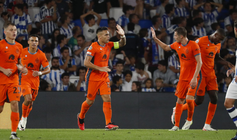 Un gol de Lautaro evita el triunfo que mereció la Real Sociedad ante el Inter  (1-1)