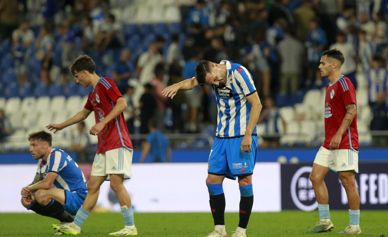 Un Depor desastroso naufraga en Riazor ante un Celta Fortuna muy superior (0-1)