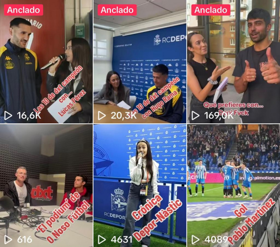 El TikTok de dxt campeón, la mejor información deportiva coruñesa como nunca antes la habías visto