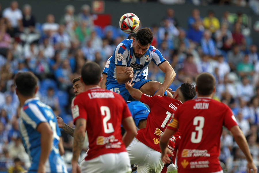 Las acciones a balón parado, la principal arma ofensiva del Depor