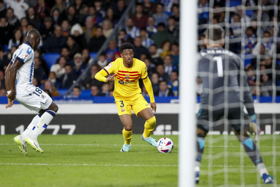 Un Barça gris vence 'in extremis' a una Real Sociedad que mereció más (0-1)