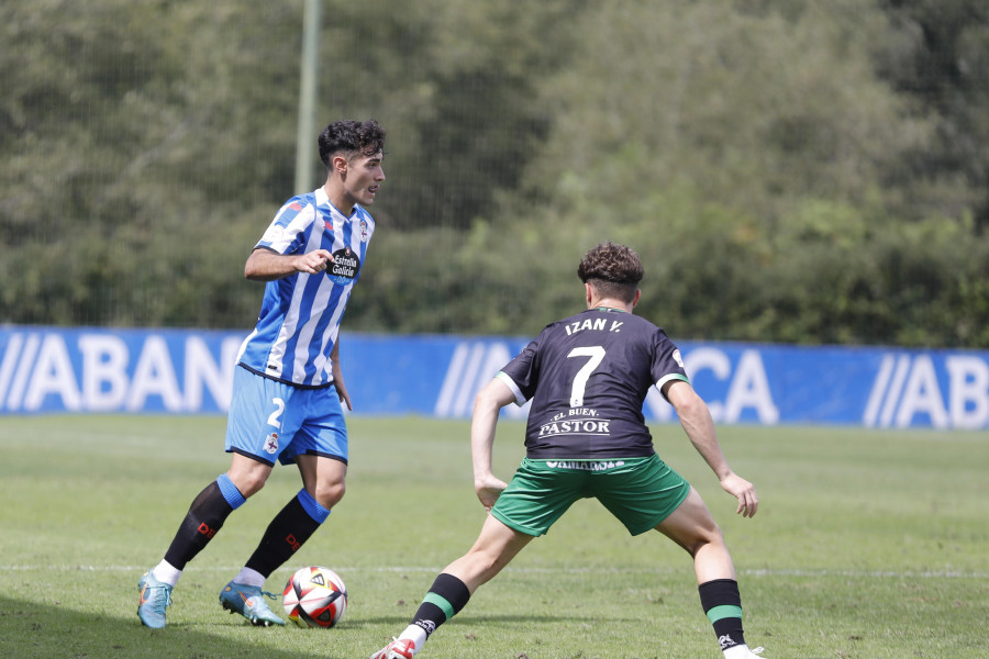 Santamaría: "No he notado diferencias entre Atleti y Depor, aquí hay una gran cantera”