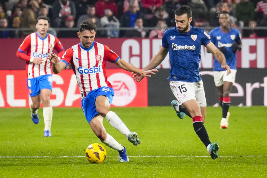 El Girona y el Athletic Club empatan en Montilivi (1-1)