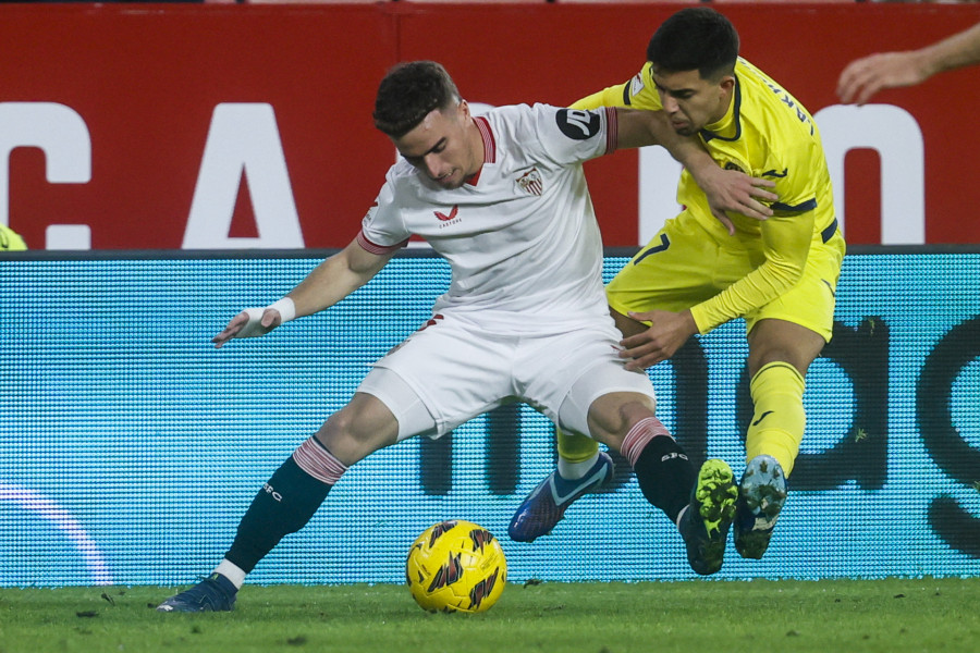 Sevilla y Villarreal empatan en un partido con alternativas (1-1)