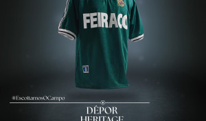 El Depor lanza una edición limitada de la camiseta verde de Feiraco