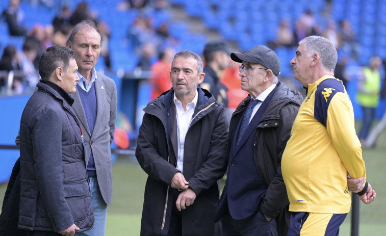 Irureta, presente en el palco de Honor del Depor